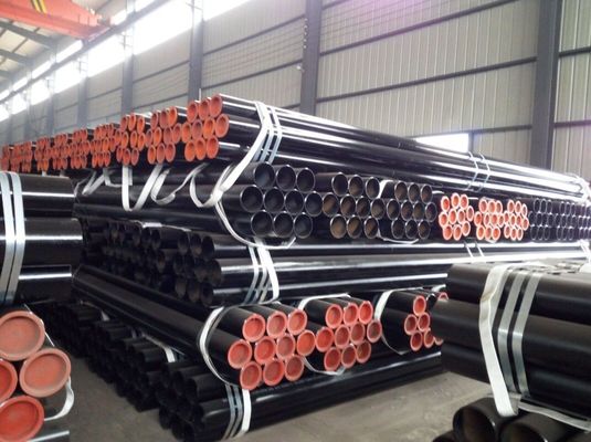 建築材料のための穏やかな鋼鉄ERW管の炭素鋼の黒い溶接された鋼管