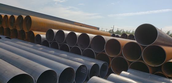 円形12m LSAW鋼管の大きい直径の黒の鉄鋼管