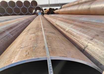 API 5L GRB 鉄鋼グレード LSAW パイプ 355.6 - 2320mm OD 200-220g/m2 亜鉛コーティング