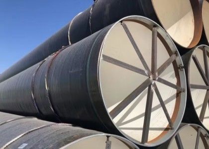 Q235 SSAW 石油建設プロジェクト用 3PE コーティングされた鋼管