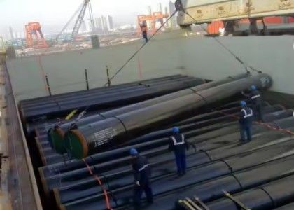 API 5L X42 - X70 PSL1 PSL2 Ssaw Spiral Carbon Steel Pipe トランスミッションパイプ