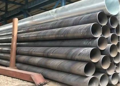 API 5L X42 - X70 PSL1 PSL2 Ssaw Spiral Carbon Steel Pipe トランスミッションパイプ