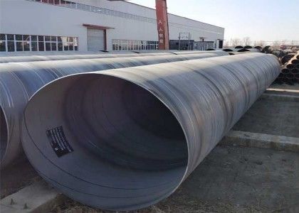 5mm-25.4mm 炭素鋼 SSAW パイプ 表面 油塗り 黒塗り または 3PE コーティング