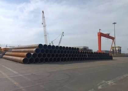 スパイラル 溶接 鋼管 大直径 水 油 ガス 12m 長さ ASTM 認定