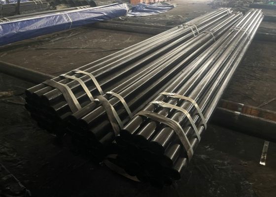 GB/T8162 標準無縫鋼管 ブラック塗装と ±10%の許容度 熱巻き製造プロセス