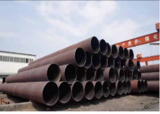 ASTM A252 標準 LSAW 鋼管 縦接線と 5mm-50mm WT