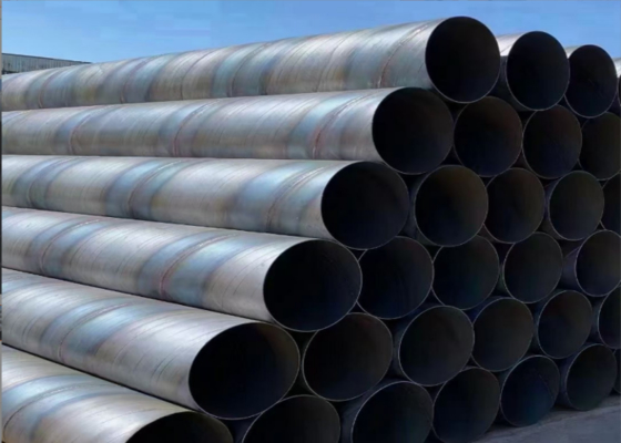 SSAW 鋼管 建設用 Q235 Q345 6-12M 長さ ± 1% 許容度