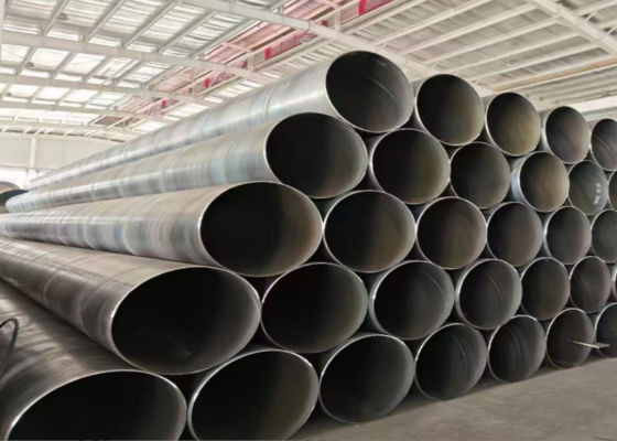 建設および石油輸送用SSAW鋼管219.1-2540mm