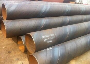 GB標準 SSAW 鋼管 壁厚さ 5mm から 25.4mm,外径 219.1mm から 2540mm の建設および製造用